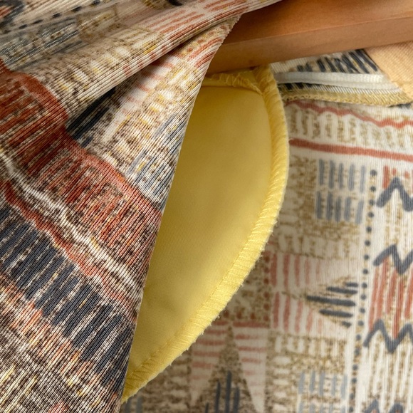 Joseph Ribkoff | Tribal print maxi open cardigan. Geometric. Aztec. Desert core - Picture 5 of 8